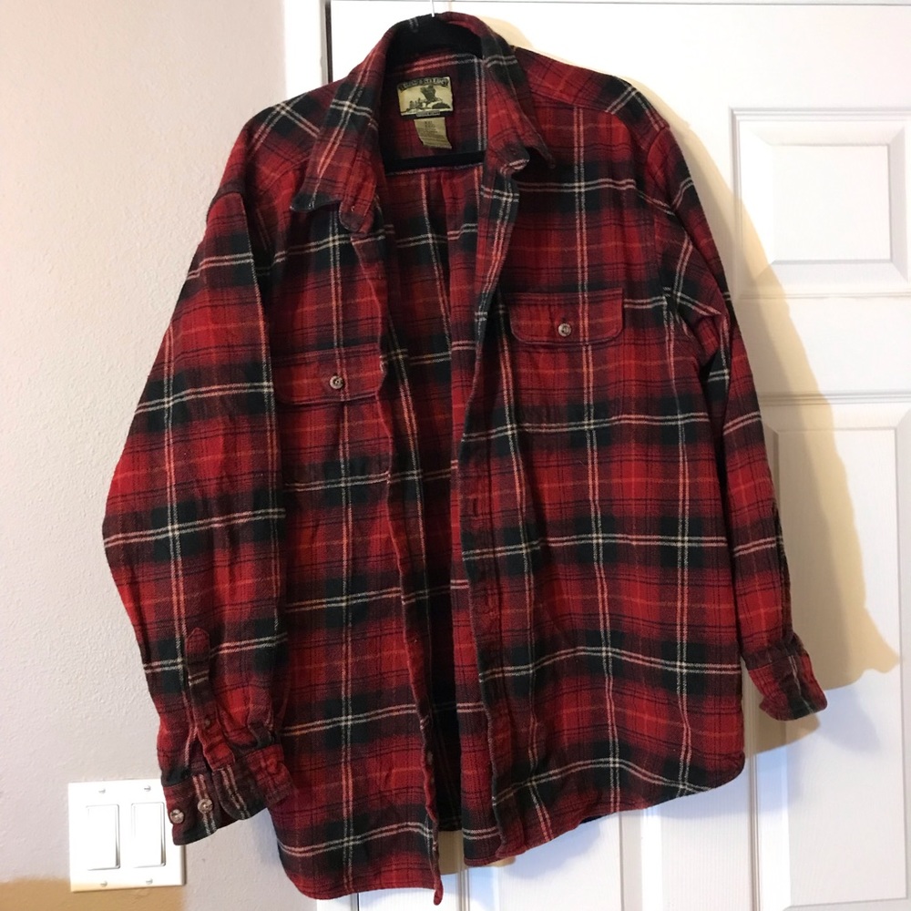 Thick Red Field and Stream XXL flannel shirt
